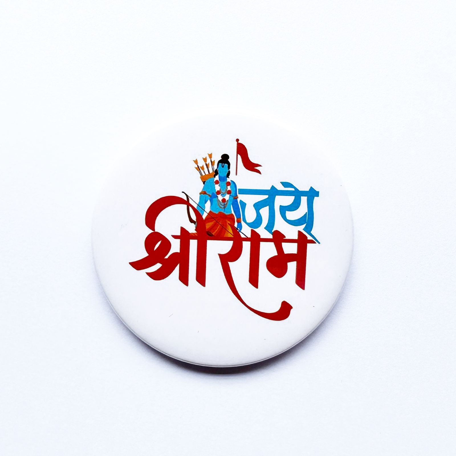 Hindu Logo With Jai Shree Ram Sticker