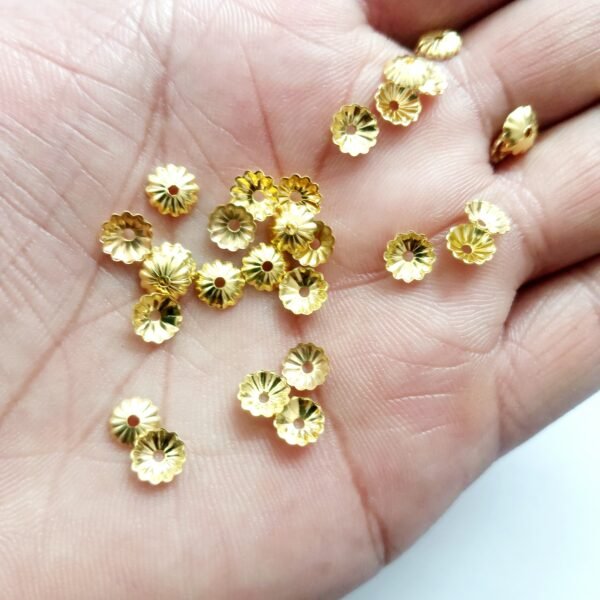 5MM Metal Caps for Beads - Image 2