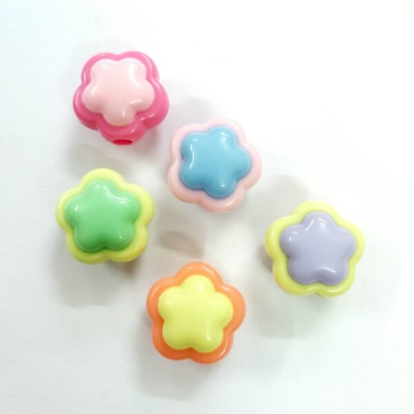 Pastel Flower Spacer Beads 2
