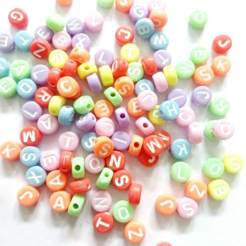 Pastel Font Beads