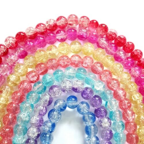 Crackle Glass Beads