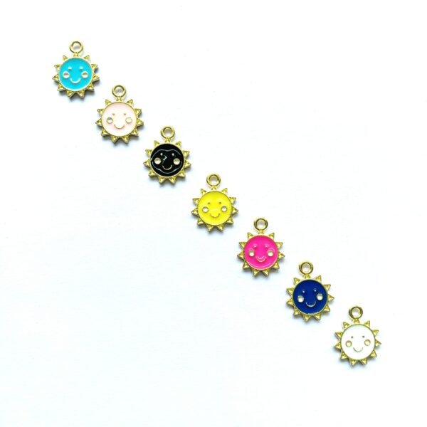 Enamel Sun Pendant