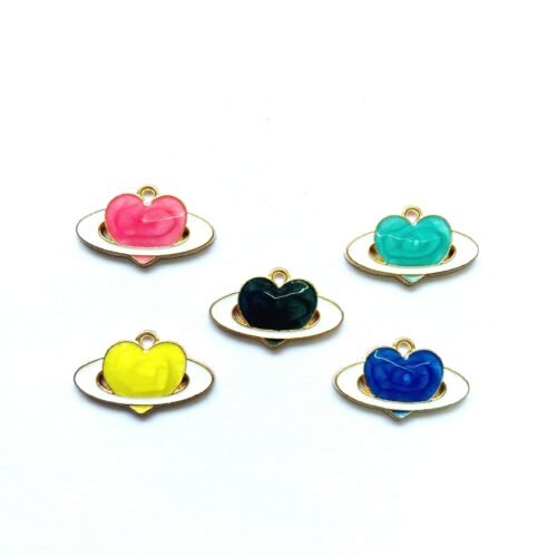 Enamel Heart Pendant