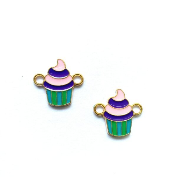 Enamel Ice Cream Cup Charms