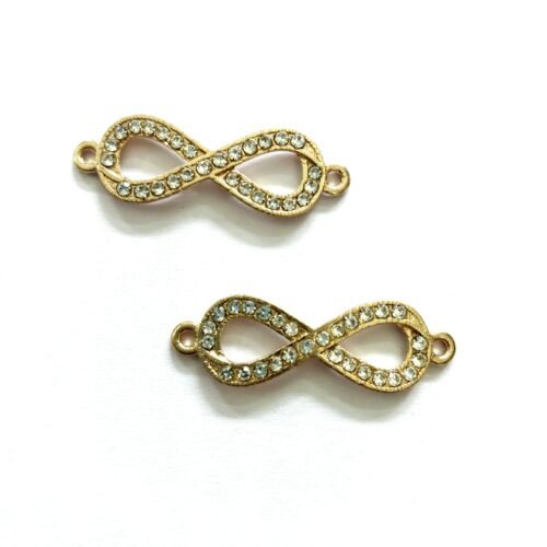 Diamond Studded Infinity Charms