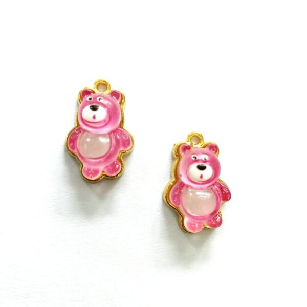 3D Metal Teddy Bear Pendant