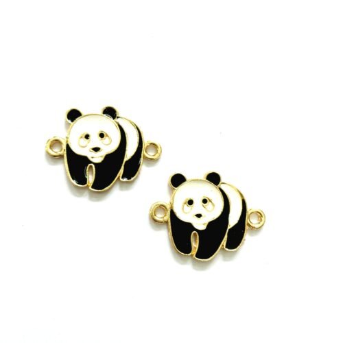 Enamel Panda Charms