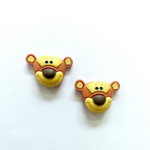 Polymer Clay Tiger Beads