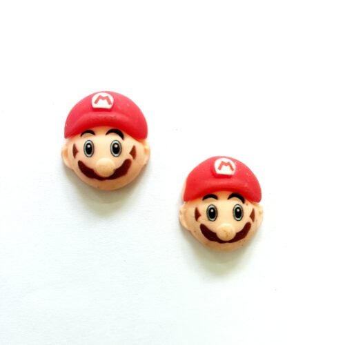 Polymer Clay Mario Face Beads