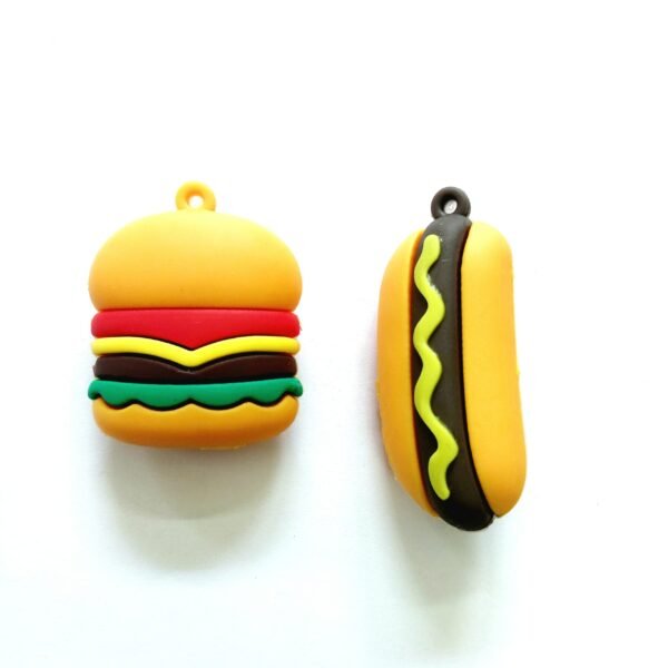 Rubber 3D Burger - Hot Dog
