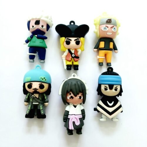 Rubber 3D Naruto Charms