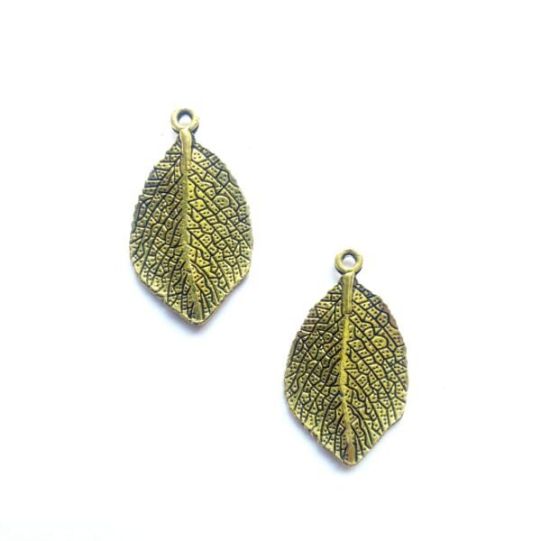 Golden Leaf Charms 3