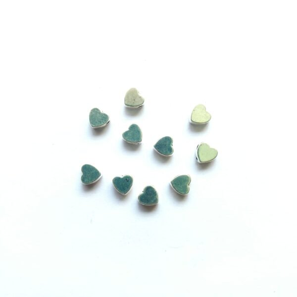 Mini Heart Spacer Beads