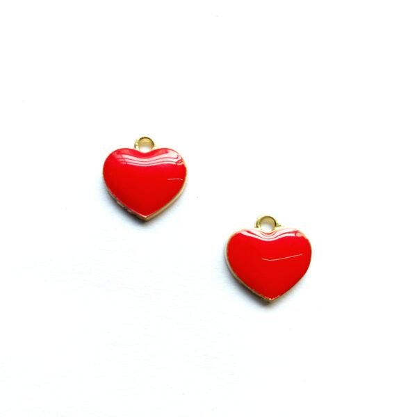 Enamel Heart Pendant