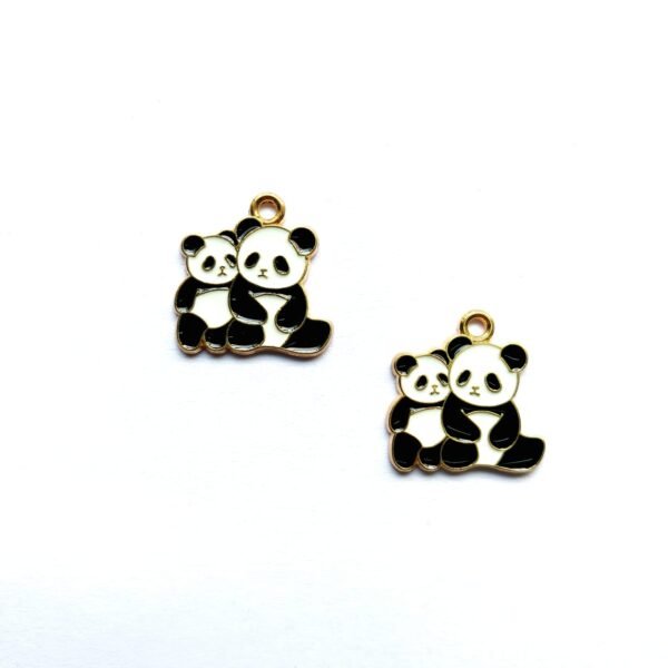 Enamel Panda Pendant