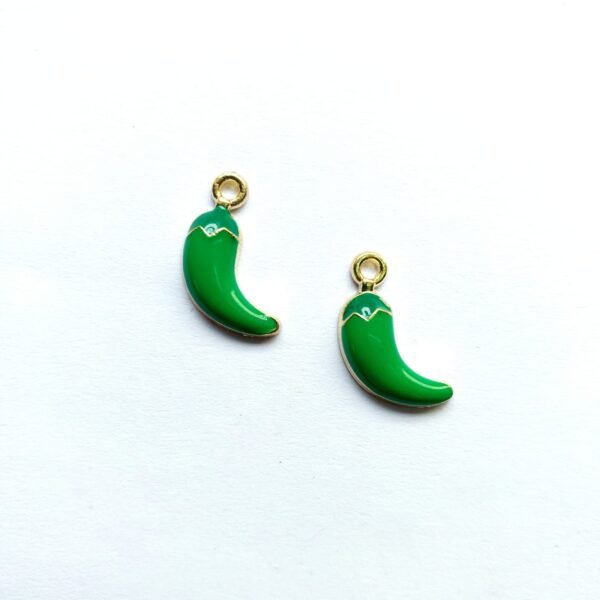 Enamel Green Chilly Pendent