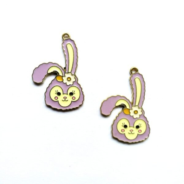 Enamel Rabbit Pendant