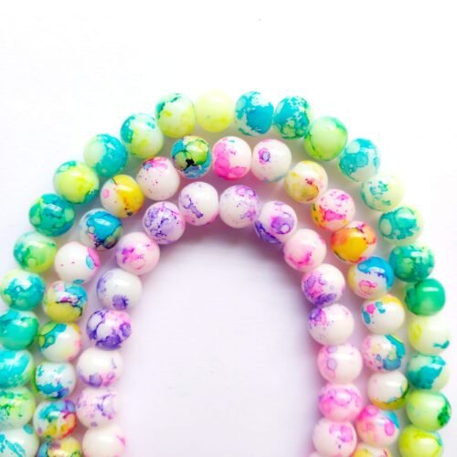 8MM Printed Marble Beads  5