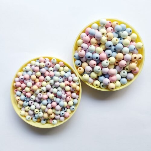 Multi Matt Acrylic Beads