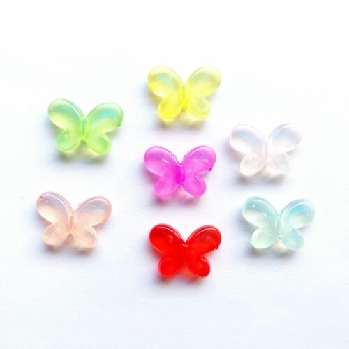 Glow In Dark Butterfly Beads