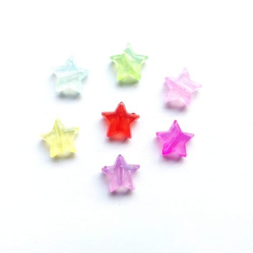 Glow In Dark Star Beads