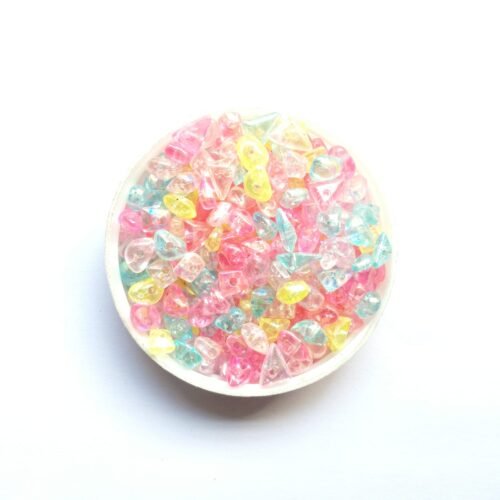 Transparent Acrylic Chip Beads