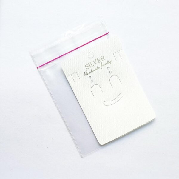 Jewelry Packing Card White