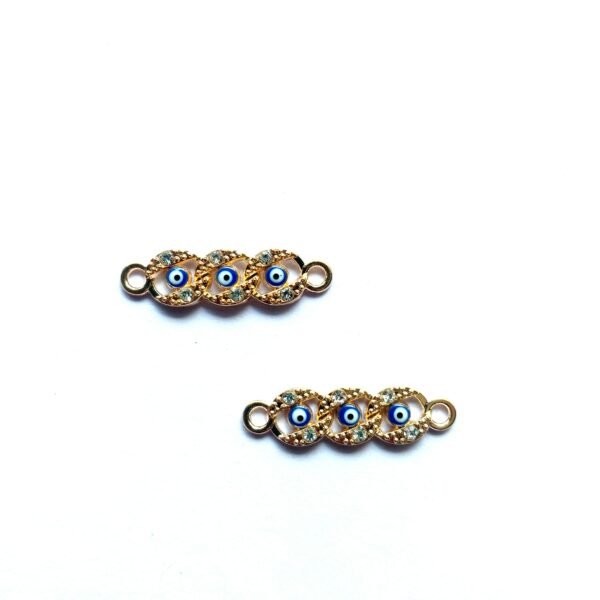 Diamond Studded Evil Eye Charms