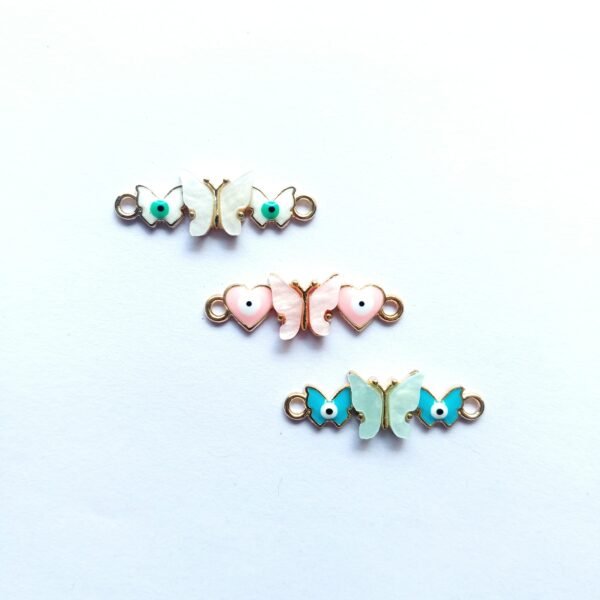 Evil Eye Butterfly Charms