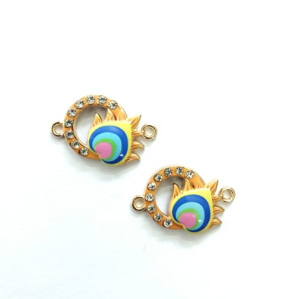 Enamel Feather Charms 118