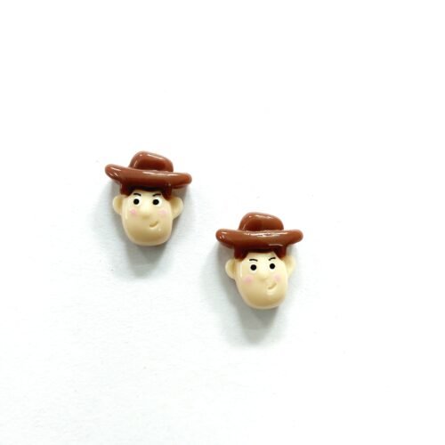 Polymer Clay Cow Boy Head