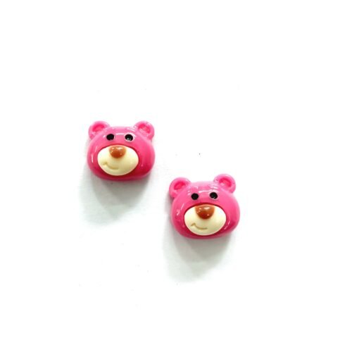 Polymer Clay Pink Panda Head