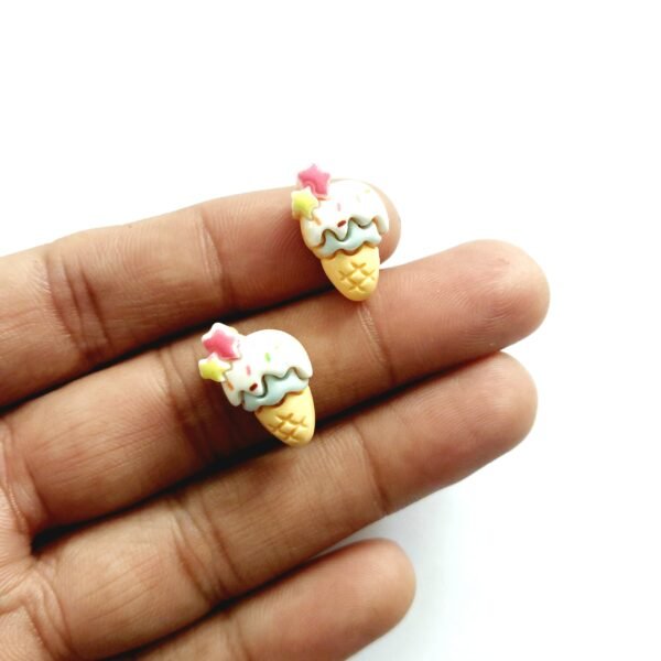 Polymer Clay Ice Cream Cone - Image 2