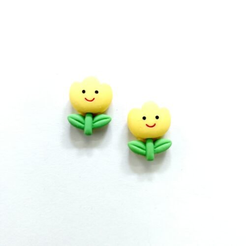 Polymer Clay Smiley Flower
