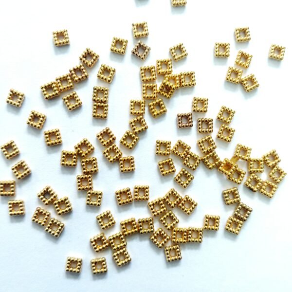 Mini Spacer Beads Square