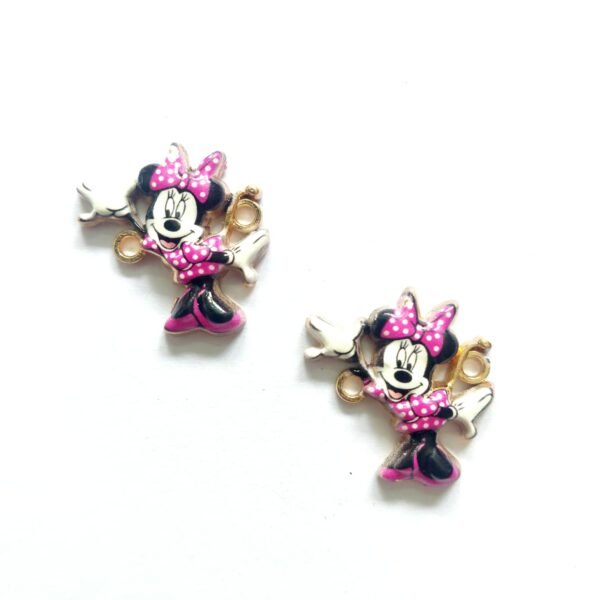 3D Metal Minnie Charms