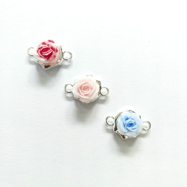 3D Rose Charms