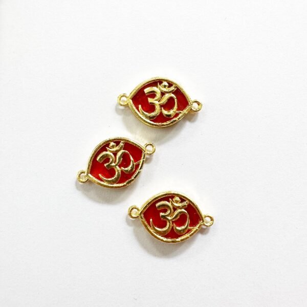 Artificial Agate Ohm Charms