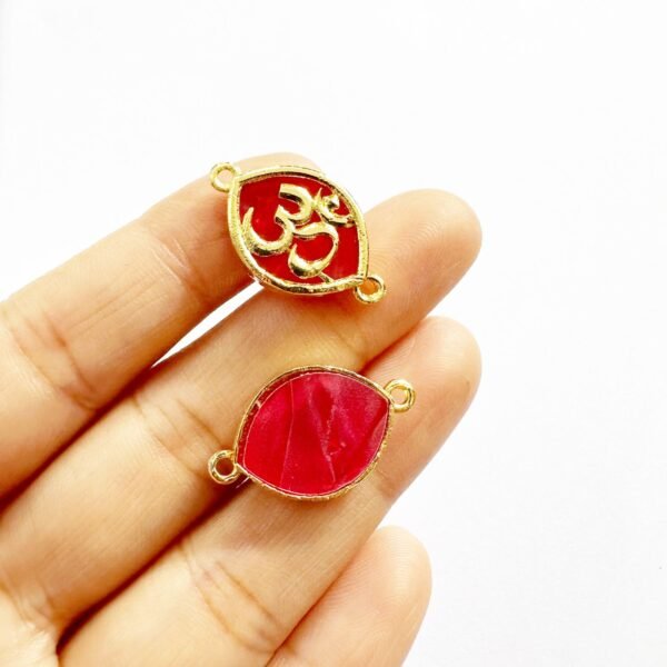 Artificial Agate Ohm Charms - Image 2