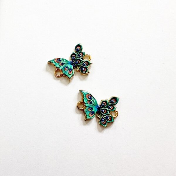 3D Metal Butterfly Charms