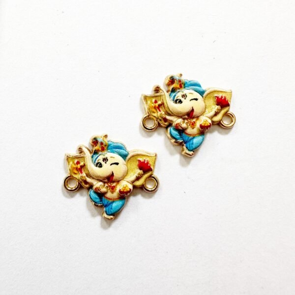3D Metal Bal Ganesha Charms 2