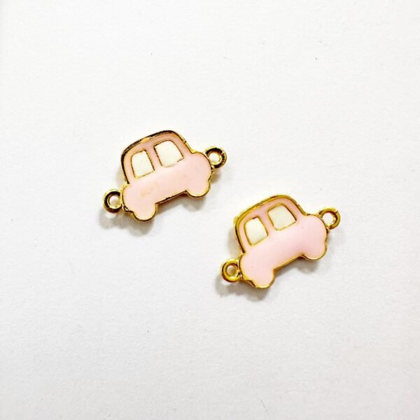 Enamel Pink Car Charms