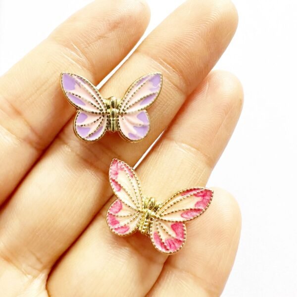 Enamel Butterfly Spacer - Image 2