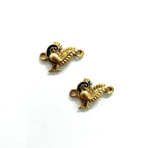 Golden Peacock Charms 2