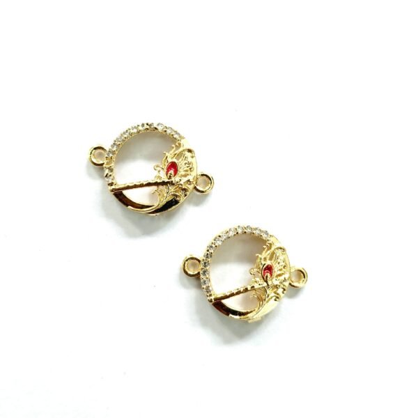 Diamond Studded Flute Charms