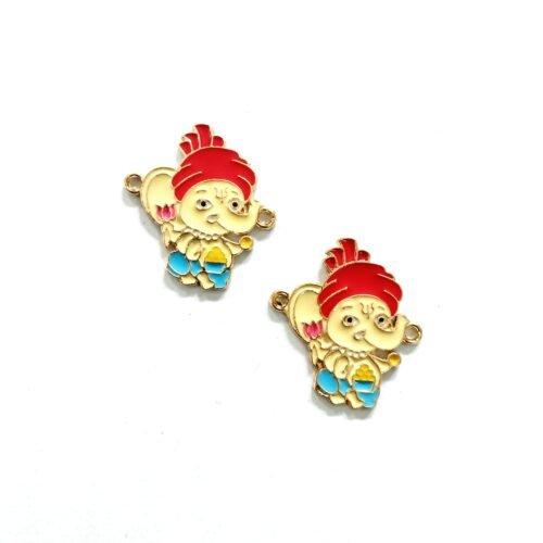 Enamel Bal Ganesh Charms