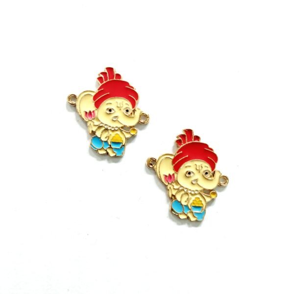 Enamel Bal Ganesh Charms