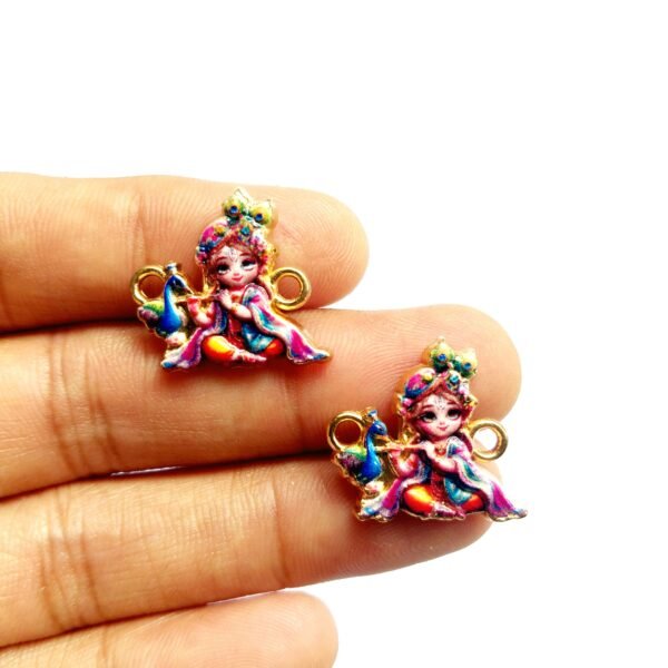 3D Metal Krishna Charms 44 - Image 2