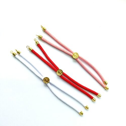 Nylon Knitted Cord Bracelet Base 2