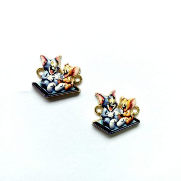 3D Metal Tom and Jerry Charms
